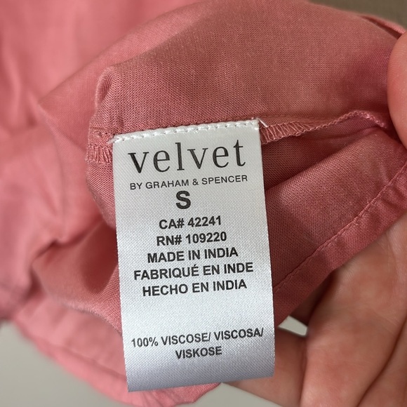 Velvet by Graham & Spencer Mauve Lightweight Tank size Small - Picture 4 of 7